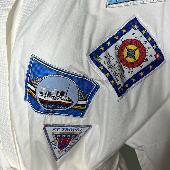 Vintage Neiman Marcus Polished Cotton Cruise Robe - Picture 4 of 10